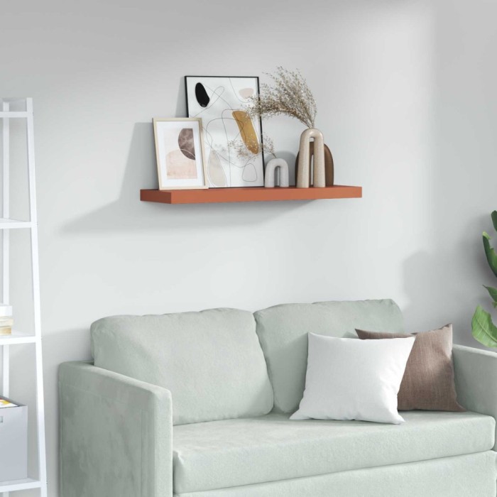 vidaXL Raft de perete Pe perete Roșu 80 x 23,5 x 4 cm Lemn compozit 42019929