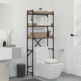 VidaXL Raft pentru mașină de spălat 67 x 25 x 163 cm Lemn compozit