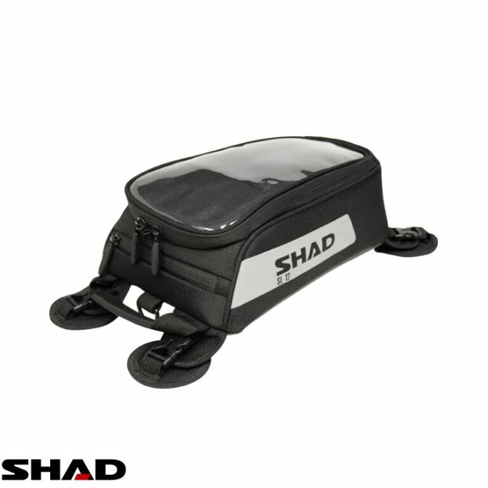 Geanta rezervor motocicleta Shad &ndash; model SL12M Small Tank Bag (4L) (fixare cu magneti) &ndash; culoare: negru