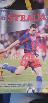 Program fotbal Steaua - Motherwell, 30 iulie 2009 foto