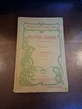 Politica Agrară - G. Ionescu-Sisești