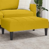 vidaXL Taburet, galben, 77x55x31 cm, catifea 4007388