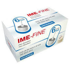 IME-FINE Ace insulina 31G/6mm x 100 buc., IME-DC Diabet Srl