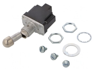 Comutator Basculant 2 Pozitii SPDT ON-OFF 6A/230VAC 20A/28VDC foto