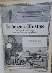 LA SCIENCE ILLUSTREE -JOURNAL HEBDOMADAIRE - LOUIS FIGUIER tome trente-cinq foto