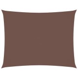 Cumpara ieftin Parasolar, maro, 3,5x4,5m, tesatura oxford, dreptunghiular