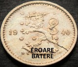 Cumpara ieftin Moneda istorica 50 PENNIA - FINLANDA, anul 1940 *cod 4551 = EROARE de BATERE