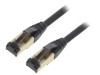 Cablu Patch S/FTP Cat 8 Negru 2m LSZH, Gembird