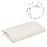 Cumpara ieftin Panza de schimb umbrela de soare, alb nisipiu, 350 cm