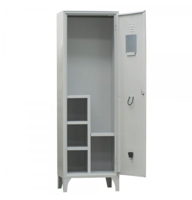 VESTIAR METALIC CU PICIOARE SI 1 USA compartimentat 114VF/12, 600x500x1950 mm (LxlxH), Italia foto