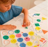 Set educational de autocolante, tematica Emotii, Apli Kids, 3+, Multicolor