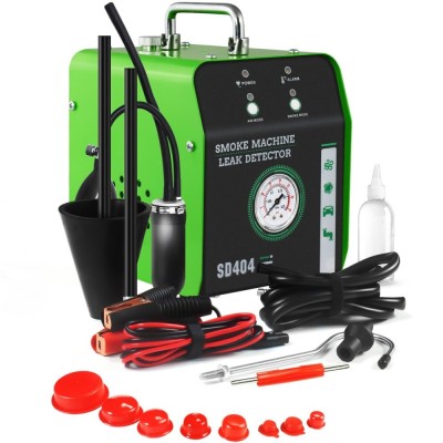 Detector de Scurgeri cu Aer si Fum Techstar&amp;reg; SD404, cu Manomentru, Protectie la Supraincalzire si Indicator de Presiune, Profesional, Negru/Verde foto