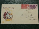 Australia 1957 - Craciun, serie pe FDC