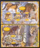 Gabon 2020 - Feline - PUMA - BL + KB - MNH