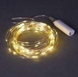 Instalatie Craciun 100 microLED-uri cu lumina calda, 10 m, incarcare USB