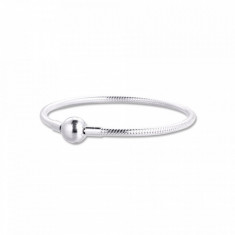 BRATARA SNAKE SILVER BRACELET, 20 CM, Tip PANDORA foto