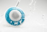 Boxa Bluetooth Impermeabila Sweex, 3W, IPX7, Albastru/Alb, Portabila, Baterie Inclusa, Piscina, Dus