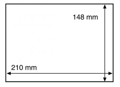 Posete transparente pentru carti postale/plicuri max. 210x148mm foto