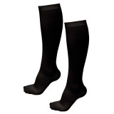 Cumpara ieftin Sosete Compresie Miracle Socks, Relaxare, Medicinale, Unisex, 37-43, Circulatie Sanguina, Antivarice, Negre (1 Pereche)