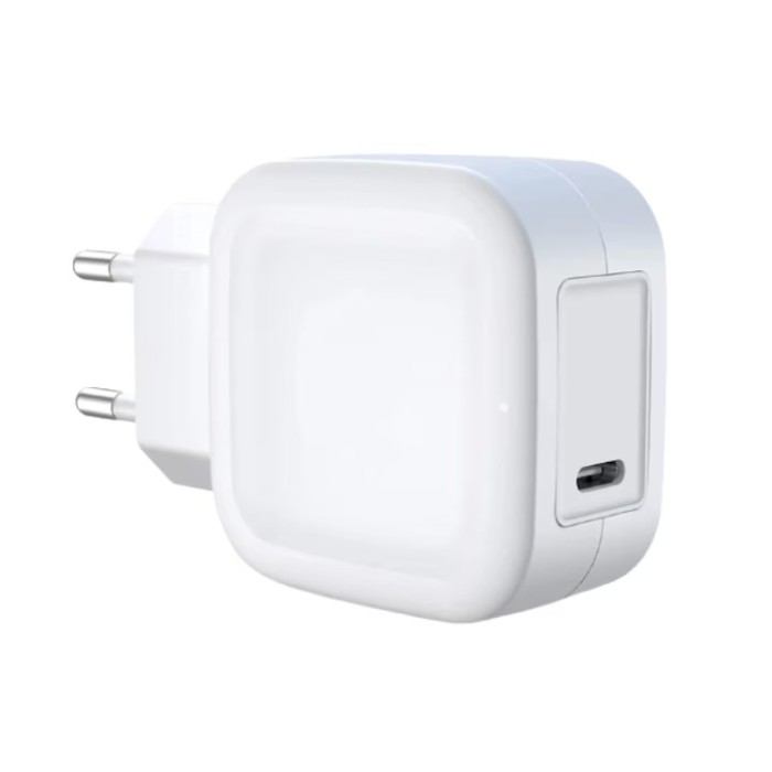 Incarcator USB C Tayinplus, 8.5 x 4.5 cm, 20W, ABS, alb
