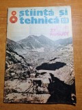 stiinta si tehnica august 1986-lacurile glaciare din muntii fagaras