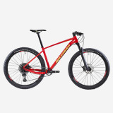 Bicicletă MTB cross country XC 120 cadru din aluminiu roșu, Rockrider