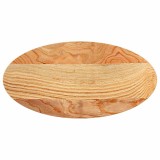 Cumpara ieftin Blat de masa maro deschis 80x40x4 cm lemn masiv de stejar oval