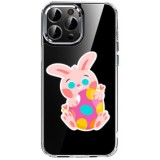 Husa personalizata apple iphone 14 pro, bunny egg