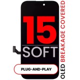 Display iPhone 15 AMPro XO7 Soft Oled (Fără &bdquo;Unknown Part&rdquo; / Fără transfer IC)