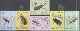 Lot de timbre cu insecte, Nestampilat