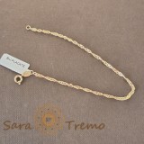 Bratara unisex impletita placata cu aur Buenos Aires - 19 20 cm