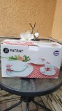 Set farfurii porțelan, alb+rosu+roz, 30 piese, nou, neutilizat