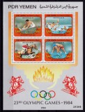 Cumpara ieftin ✅( C31 ) Yemen Sud 1984 sport " J.O. Vara Los Angeles ", cota Michel 12 &euro; , colita 22 , MNH