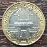 (M1854) MONEDA AUSTRIA - 50 SCHILLING 1997M 100 ANI - SECESIUNEA VIENEZA, Europa