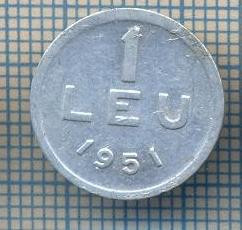 AX 774 MONEDA- ROMANIA - 1 LEU -ANUL 1951 -STAREA CARE SE VEDE