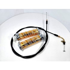 Mansoane + Cablu Acceleratie Scuter 2T