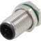 Conector BULGIN M12 3 pini tată 250V IP67 THT 4A PXMBNI12RPM03APCM12