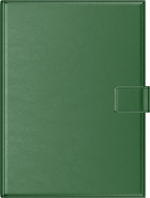 Agenda A4 Premium cu mecanism auriu verde foto
