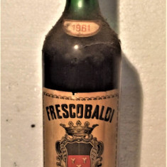 A 73 VIN ROSU FRESCOBALDI, NIPOZZANO VIN SANTO, CL 70 GR 18 RECOLTARE 1961