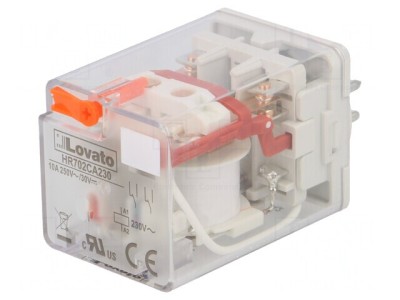 Releu Electromagnetic DPDT 230VAC 10A foto