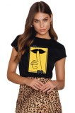 Tricou dama negru - Don`t Speak - L, THEICONIC