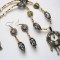 Set bijuterii colier si cercei cu cristale 18857