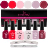 Cumpara ieftin Set 6 Oje Semipermanente One Step 7ml SensoPRO Milano - CIAO, Amore