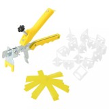 vidaXL Sistem de nivelare a plăcilor, 500 pene, 2500 cleme, 2 mm