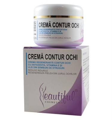 Crema Regeneranta Contur Ochi cu AntioxiVita, Vitamina E si Ulei din Samburi Struguri Phenalex 50ml foto