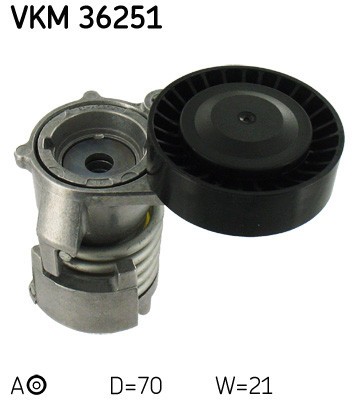 SKF VKM 36251 rola intinzator,curea transmisie foto