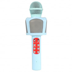 Microfon cu difuzor MIC818, Karaoke, BT, LED foto