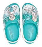 Saboti Crocs Crocs Fun Lab Frozen Lights Clog Kids Albastru - Tropical Teal
