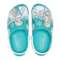Saboti Crocs Crocs Fun Lab Frozen Lights Clog Kids Albastru - Tropical Teal