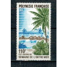 Polinezia Franceza 1982 - Vederi, posta aeriana, neuzat